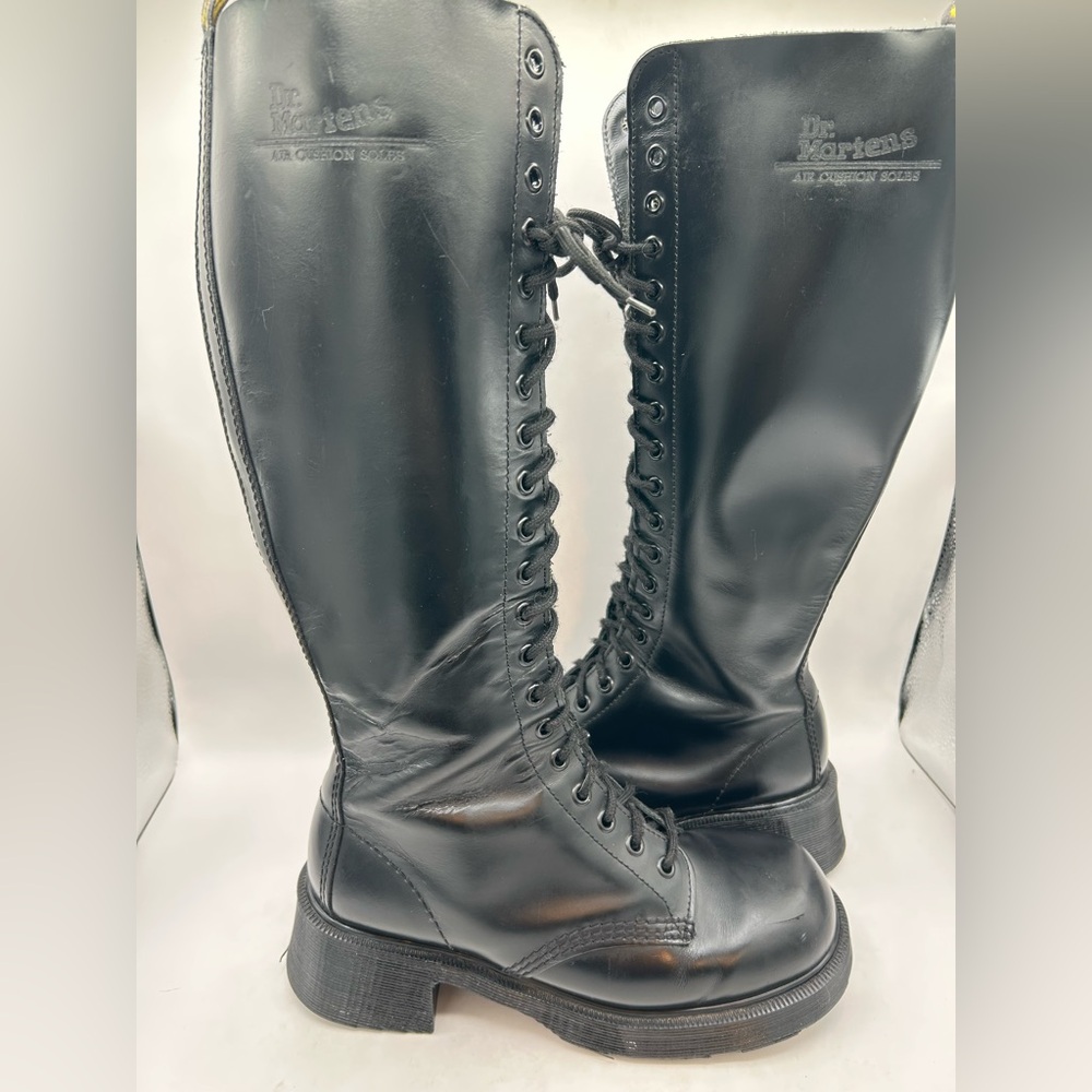 Vintage 90s MIE Dr. Martens Black 1420 Chunky
Square Toe 20 Eye Boot UK 5 US 7 - Picture 9 of 15